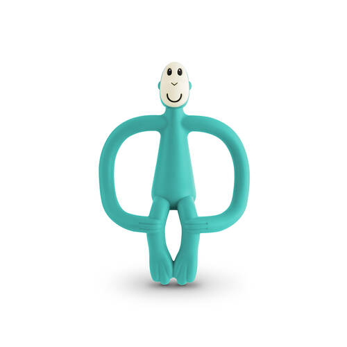Matchstick Monkey Teething Toy and Gel Applicator - Emerald Green