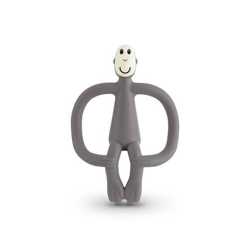 Matchstick Monkey Teething Toy and Gel Applicator - Grey