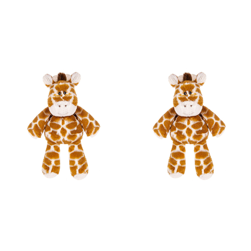 2PK Mary Meyer Marshmallow Animal Giraffe 33cm Soft Plush Toy Kids 0+ Brown