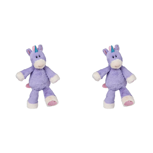 2PK Mary Meyer Marshmallow Animal Unicorn 33cm Soft Plush Toy Kids 0+ Purple