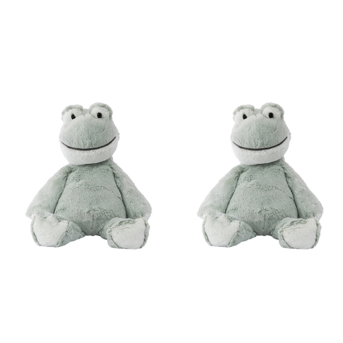 2PK Mary Meyer Marshmallow Animal Frog 33cm Soft Plush Toy Kids 0+ Green