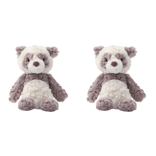 2PK Mary Meyer Nursery Panda 28cm Soft Plush Toy Kids 0+ Grey