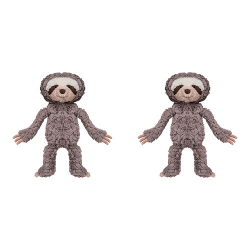 2PK Mary Meyer Putty Animal Sloth 33cm Soft Plush Toy Kids 0+ Grey