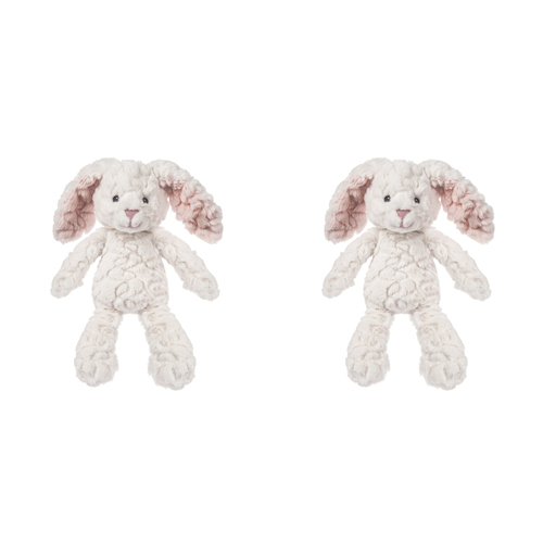 2PK Mary Meyer Nursery Bunny 28cm Soft Plush Toy Kids 0+ Cream
