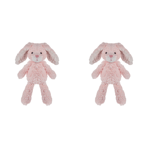 2PK Mary Meyer Nursery Bunny 28cm Soft Plush Toy Kids 0+ Pink