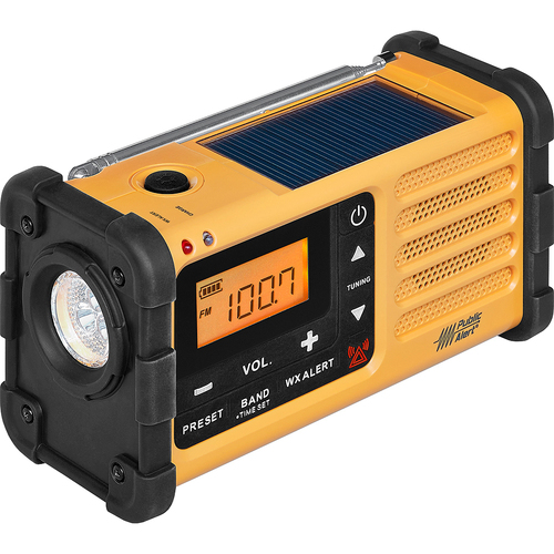 Sangean MMR88 Multi-Powered Portable Radio - Black/Orange