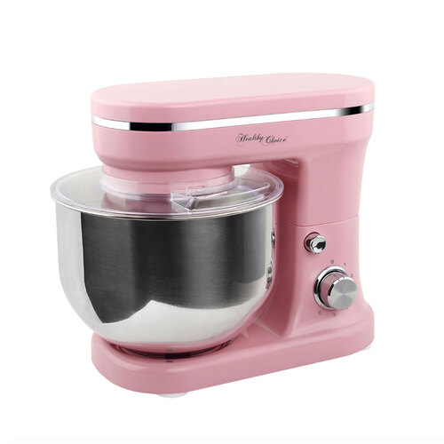 Healthy Choice Mix Master 1200W 5L Stand Mixer Pink