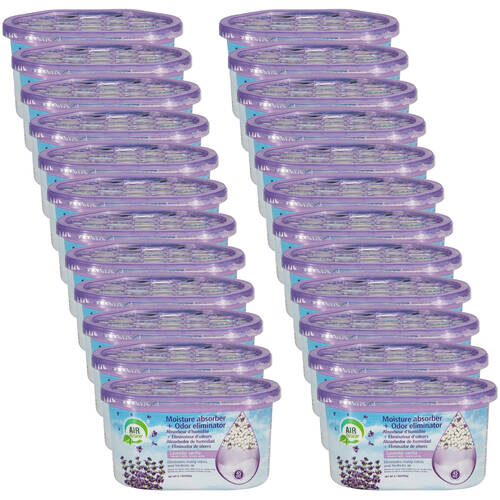 24PK Air Fusion Moisture Absorber Odour Eliminator 189g - Lavender Vanilla