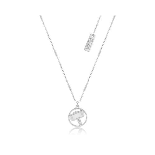 Couture Kingdom Sterling Silver Marvel Thor Hammer Necklace - Silver