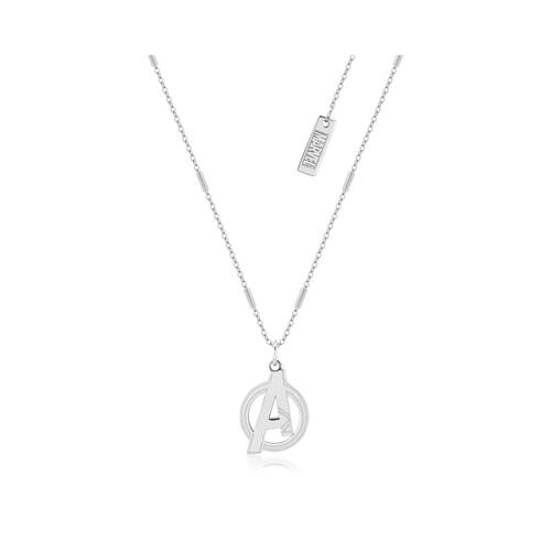 Couture Kingdom Sterling Silver Marvel Avengers Necklace - Silver