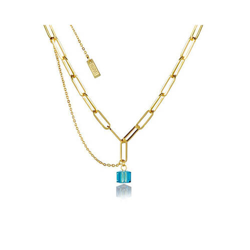 Couture Kingdom Marvel Tesseract Alternate Timeline Necklace - Gold