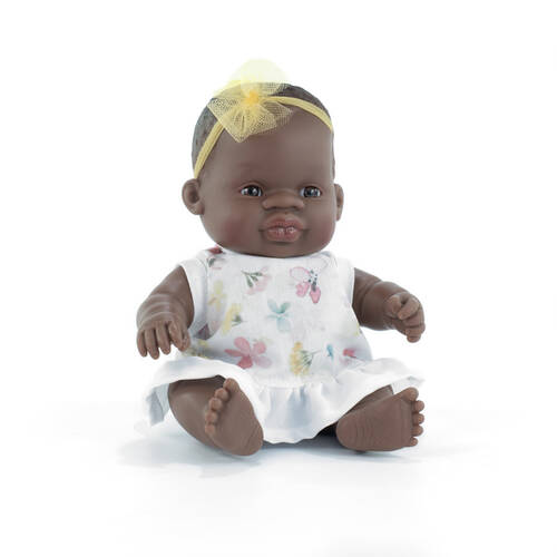 Miniland MF&M Baby Doll African Girl 21cm Imaginative Play Toy 10m+