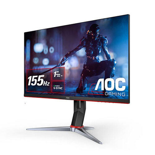AOC 27' IPS 155Hz 1ms QHD 2560 x 1440 Gaming Monitor w/ DP/2x HDMI Ports