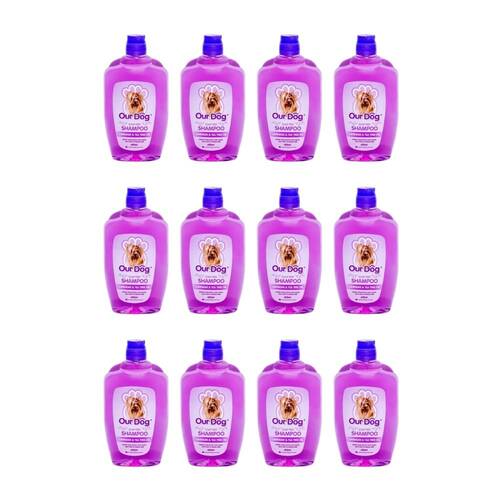 12PK Bathox Our Dog Lavender & Tea Tree Oil Shampoo 600ml Pet Grooming Care