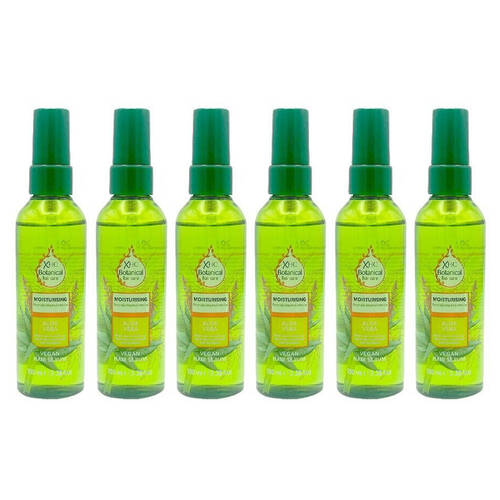 6PK XHC Botanical Aloe Vera Moisturising Serum Spray 100ml Vegan Hair Care