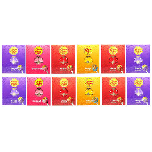 12x 20pc Chupa Chups Scented Tea Light Candle Assorted Home Room Fragrance