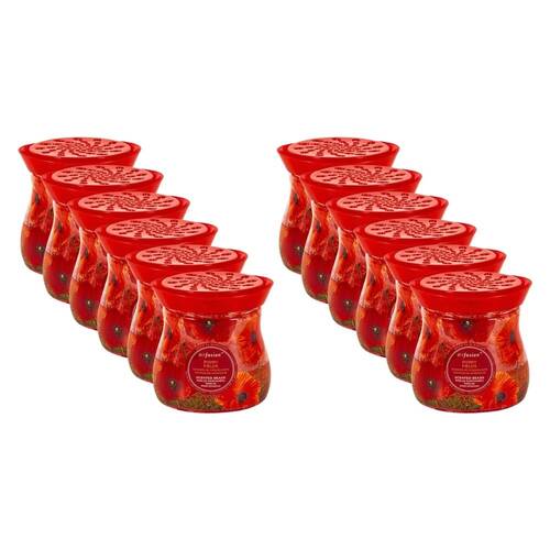 12PK Air Fusion Crystal Scented Beads Poppy Fields 397g Fragrance