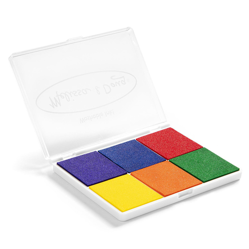 6pc Melissa & Doug Rainbow Stamp Pad Kids/Childrens Toy 4y+