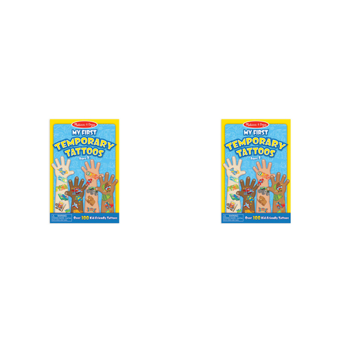2PK Melissa & Doug My First Temporary Tattoos Creatures Kids/Childrens Toy 3y+