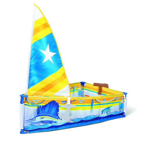 Melissa & Doug Let's Explore Sailboat Playset Kids/Childrens Toy 3+
