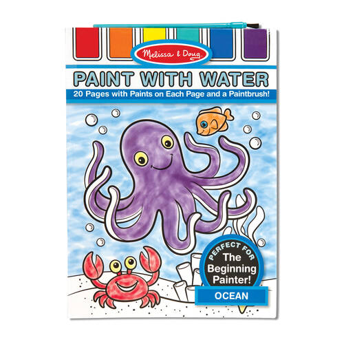 Melissa & Doug Paint w/ Water 29.3cm Kids Activity Set Ocean 3y+