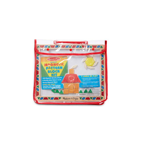 Melissa & Doug Magnetic Pattern Block Kit Kids/Childrens Toy 3y+