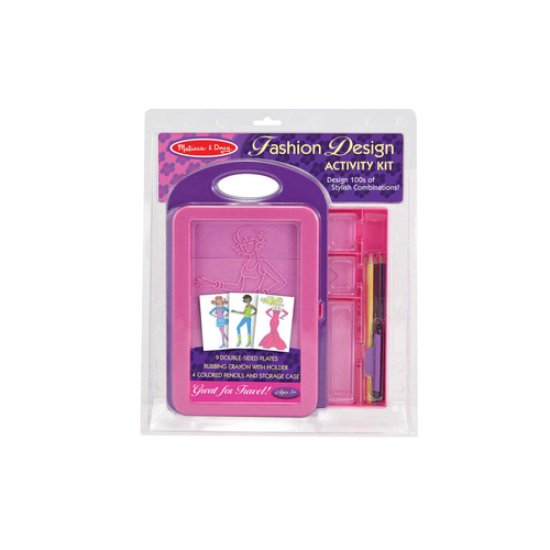 Melissa & Doug Fashion Design Activity Kit Kids/Childrens Toy 5+