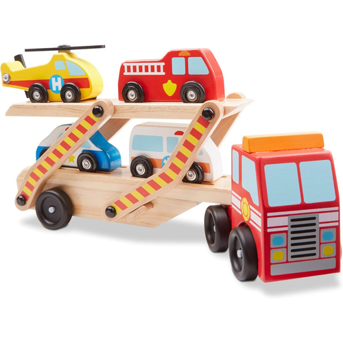 Melissa & Doug Emergency Vehicle Carrier Kids/Childrens Toy 3+