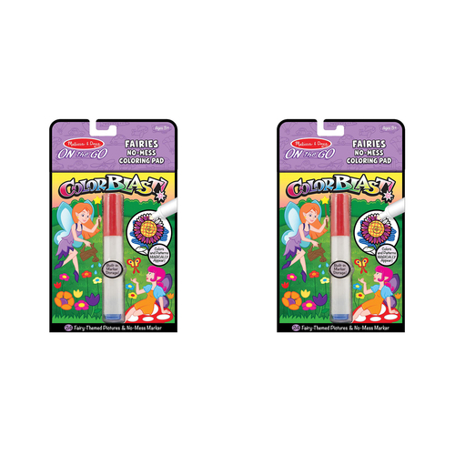2PK Melissa & Doug On The Go Color Blast! Fairies Kids/Childrens Toy 3y+