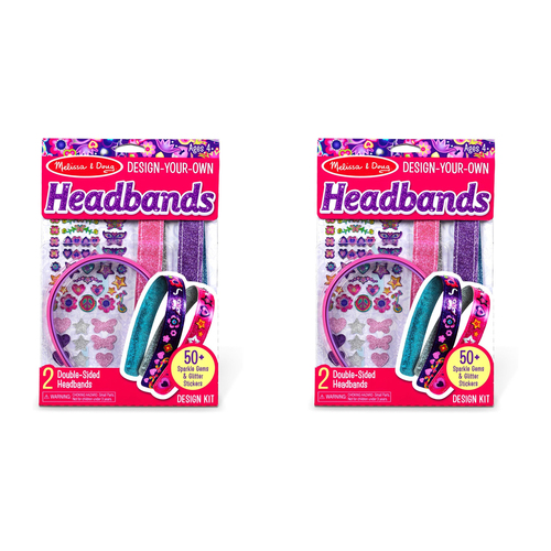 2PK Melissa & Doug Design-Your-Own Headbands Kids/Childrens Toy 4y+