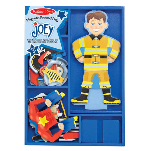 Melissa & Doug Joey Magnetic Dress-Up Pretend Play Kids Toy Set 3y+