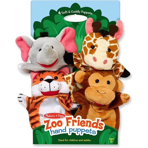Melissa & Doug Hand Puppets Zoo Friends Kids/Childrens Toy 2y+