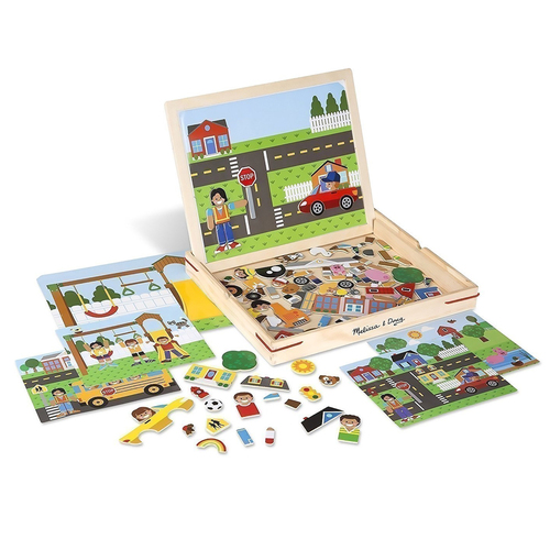 Melissa & Doug Wooden Magnetic Matching Picture Game 3y+
