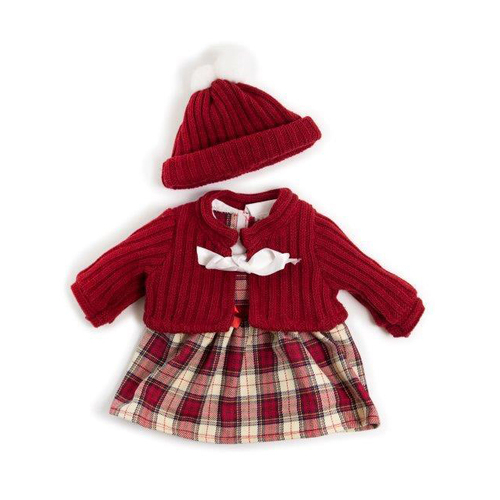 2pc Miniland Clothing Winter Dress Set For 38cm Doll 3y+