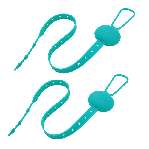 2PK Marcus & Marcus Flip N Strap 59cm Silicone Connector - Green