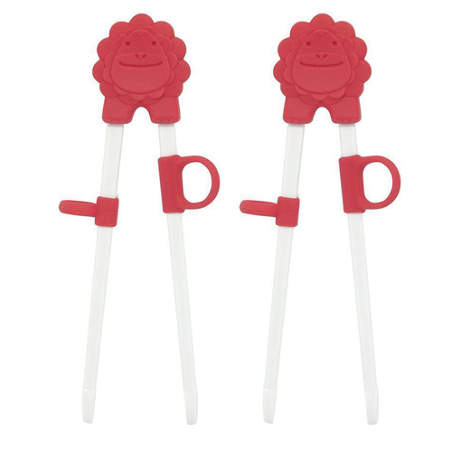 2PK Marcus & Marcus Children's Learning Chop Sticks Red Lion 3y+