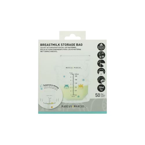Marcus & Marcus Breastmilk Storage Bag Temperature Sensing