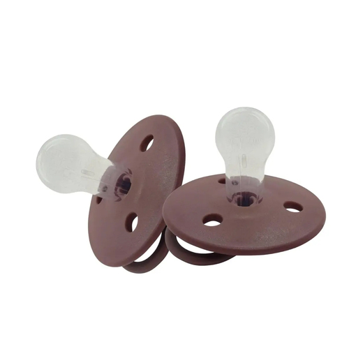 2PK Mininor Baby/Infant Dummy Silicone Pacifier Heath Flower 6m+