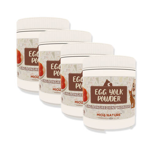 4PK Mio's Nature Egg Yolk Nutritional Supplement Powder for Pet Cats/Dogs 120g