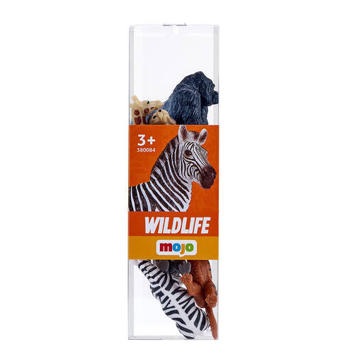 12pc Mojo Wildlife Animals Kids Fun Playset Toy 3y+ Assorted