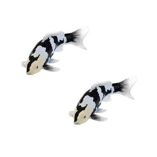 2PK Mojo Koi Carp Shiro Utsuri Koi Fish 2025 Figurine Toy