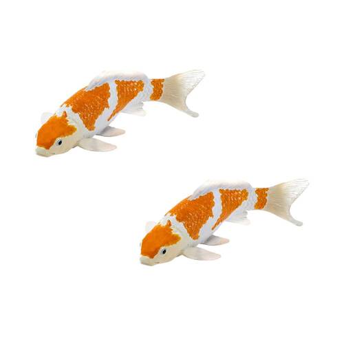 2PK Mojo Koi Carp Ochiba Shigure Koi 2025 Figurine Toy