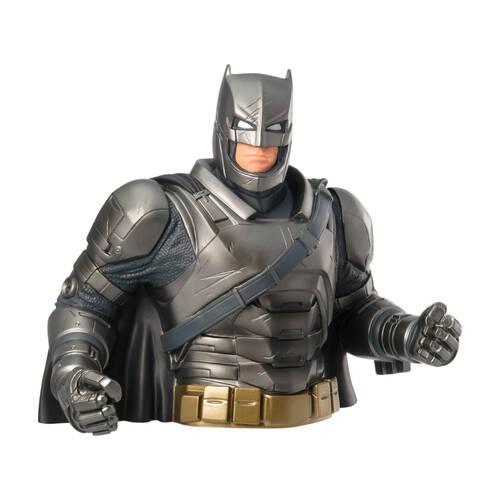 Batman vs Superman Dawn Of Justice Armoured Batman Bust Coin Bank 5.9in