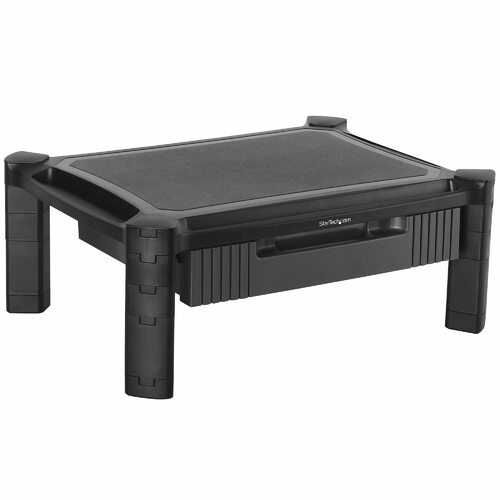 Computer Monitor Riser Stand with Drawer - Height Adjustable