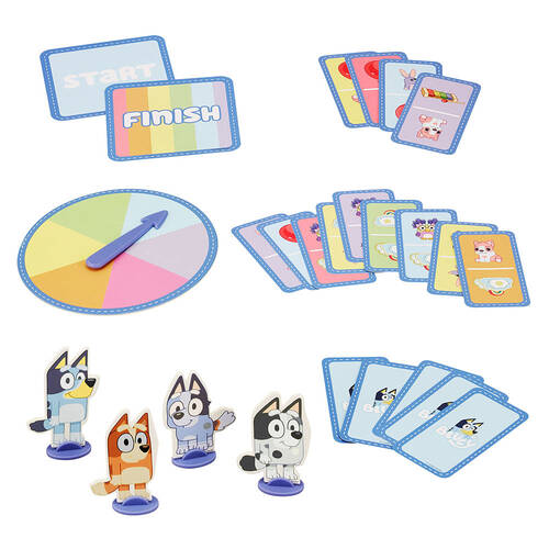Bluey Hopscotch Race Card Game