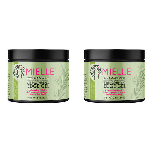 2PK Mielle Rosemary Mint Blend Strengthening 57g Edge Hair Gel