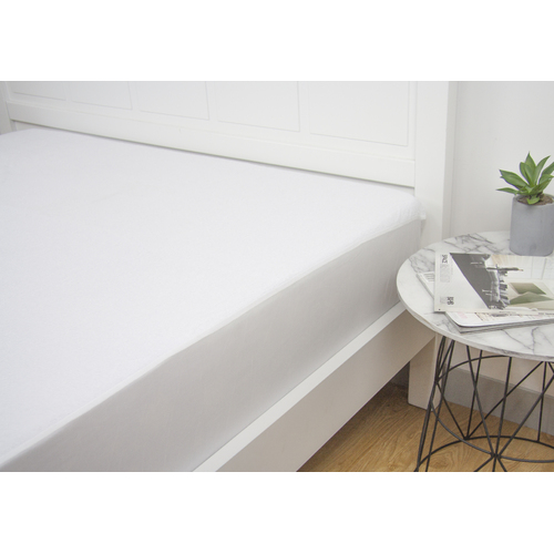 Ardor Towelling Waterproof Single Bed Mattress Protector White