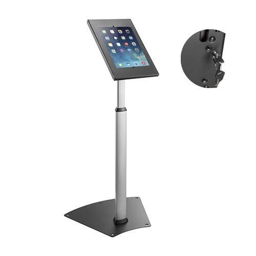 Brateck Anti-Theft Height Adjustable 9.7'-10.2' Tablet Kiosk Stand