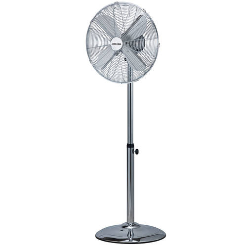 Heller 45cm Pedestal Fan - Chrome