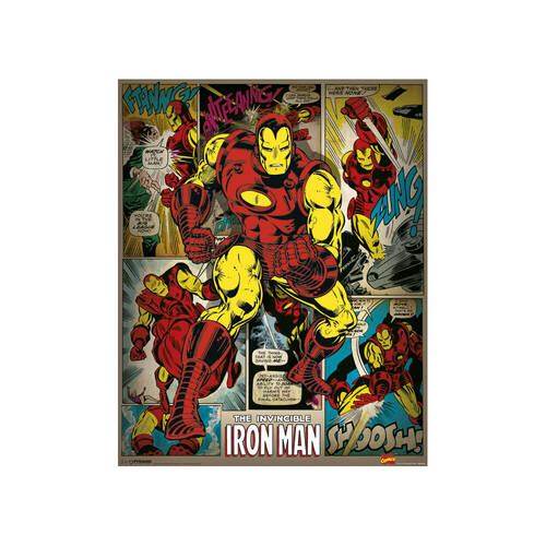 Marvel Comics Iron Man Poster Room Wall Decor 50x40cm
